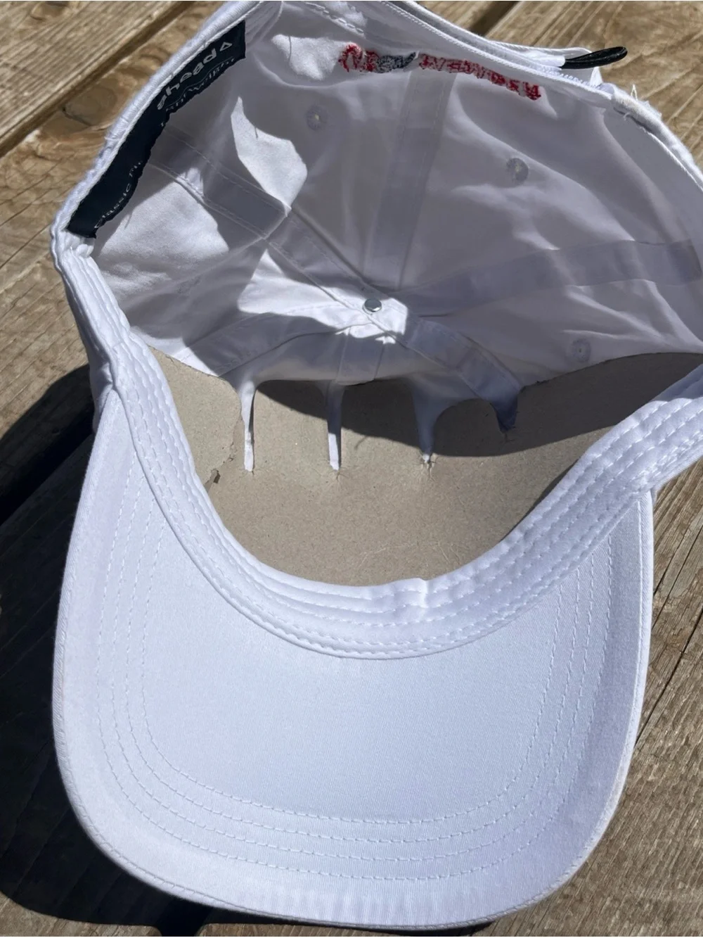 123rd U.S. Open LACC Ahead Hat Cap Strap Back Mens One Size White Golf USGA